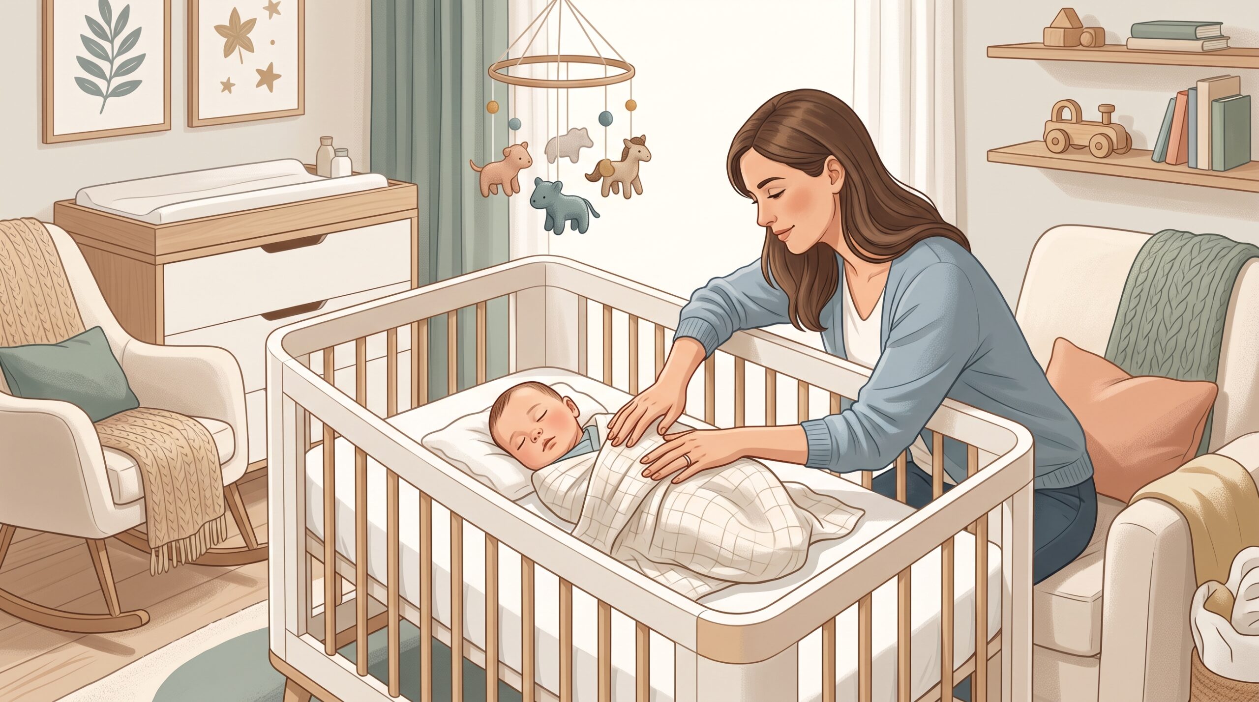 Meu bebê só dorme no colo: 6 Estratégias Gentis de Como fazer a transição para o berço sem choro