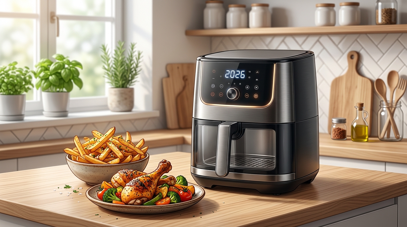 7 Melhores Air Fryers de 2026: Opções Econômicas e Potentes para a Sua Cozinha 