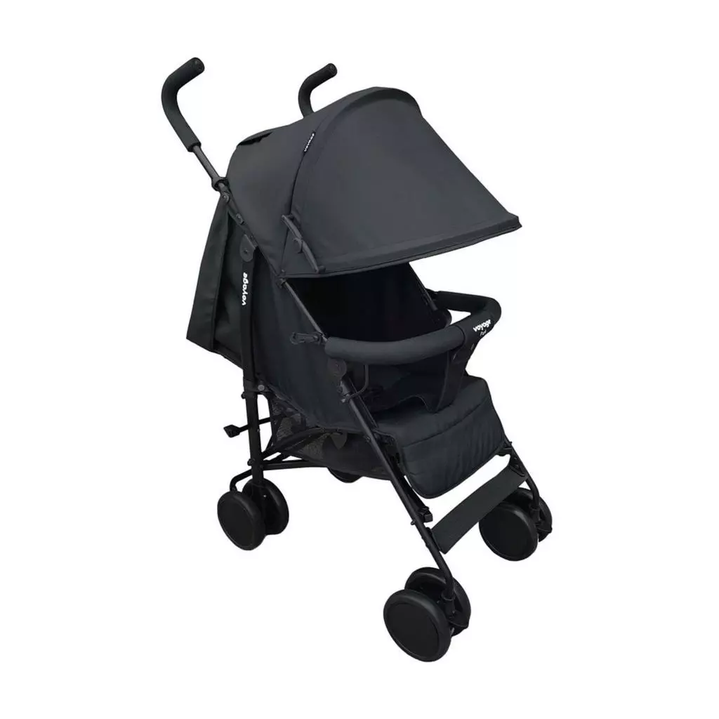 Carrinho de Bebê Voyage De Passeio Leve Guarda Chuva Park 0-15kg Preto