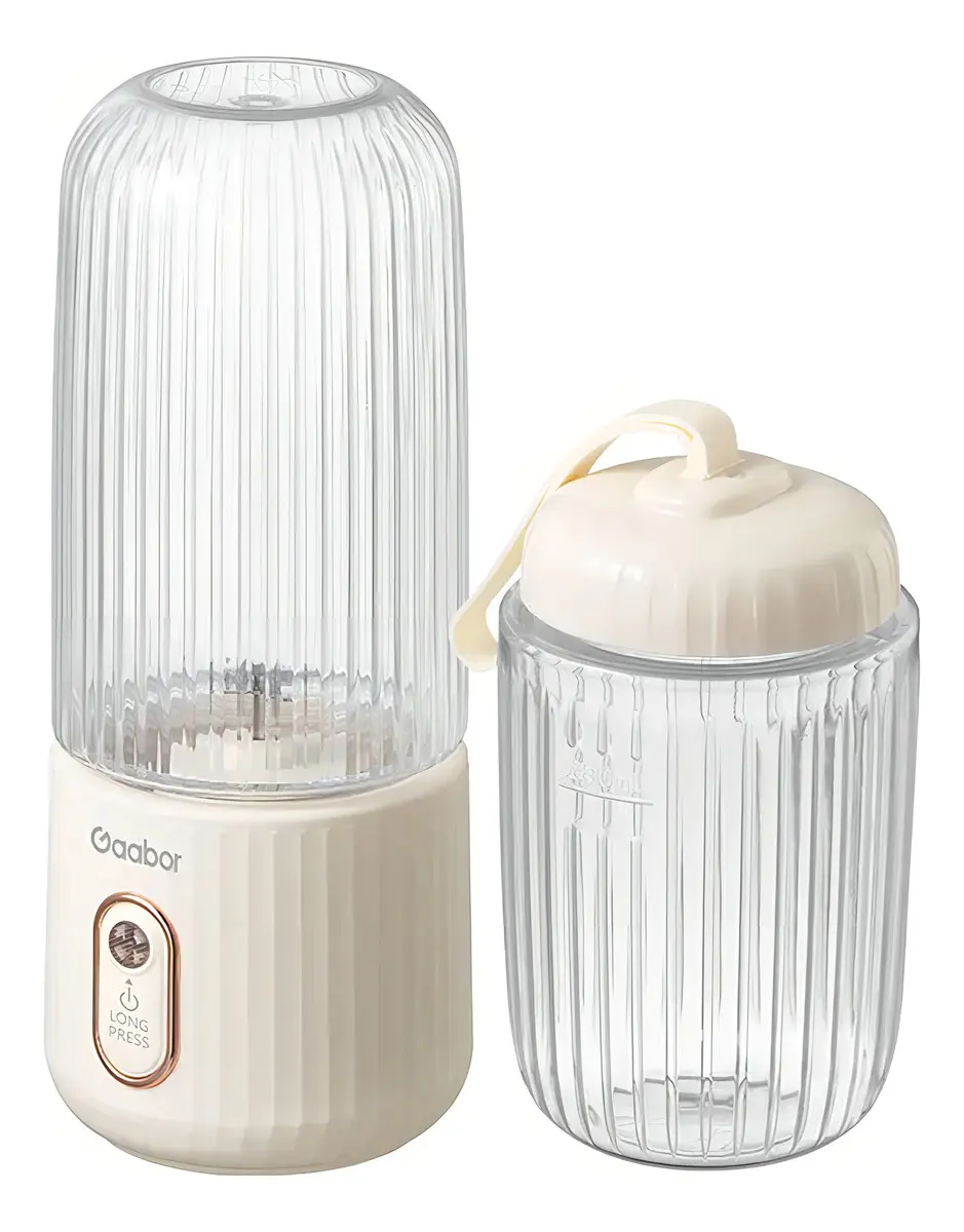 Liquidificador Pocket Gaabor Portátil 350ml/280ml USB Bivolt Branco